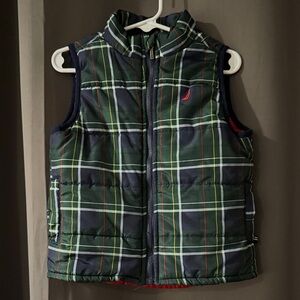 Nautica Toddler Plaid Puffer Vest